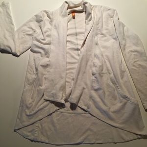 Lucy cream swing cardigan with pockets